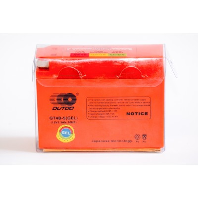 Акумулятор АKБ GT4B-5 (GEL) (таблетка вузька) 110.85.40